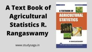 A Text Book of Agricultural Statistics R. Rangaswamy Download as Pdf