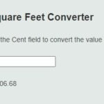3 Cent to Square Feet Converter